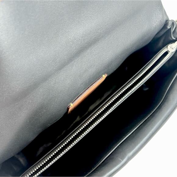 Coach Black Pillow Tabby 26 Medium Leather Shoulder Bag with 2 Straps - Picture 8 of 9